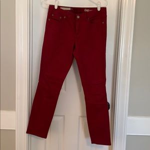 Maroon Gap Jeans (Skinny)